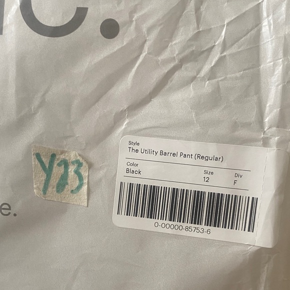 NWT Everlane THE UTILITY BARREL PANT 12 Reg Y23 - Picture 8 of 8